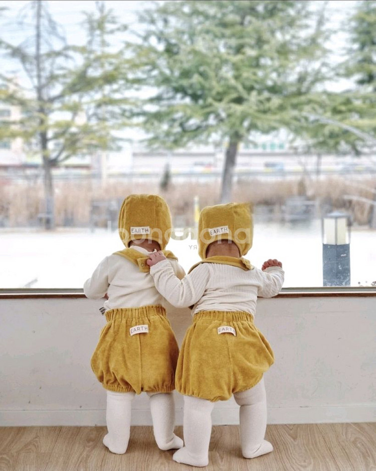 얼쓰 블루머 2(12-24m), 보넷 , 턱받이(빕)--8