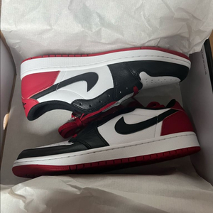 나이키 조던 1 로우 OG 블랙토 275 새상품