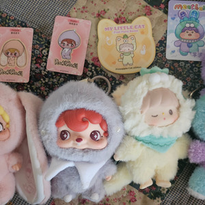 고급인형키링 4종 일괄