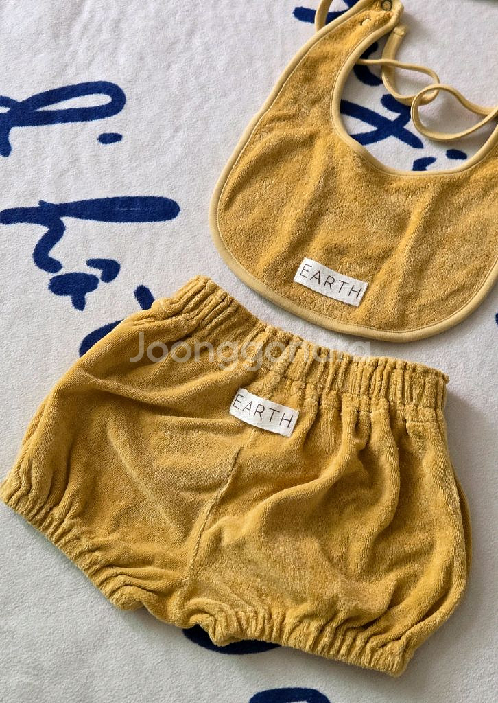 얼쓰 블루머 2(12-24m), 보넷 , 턱받이(빕)--1
