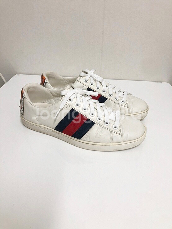 (250사이즈)구찌 정품 에이스 타이거 패치 삼선 스니--1