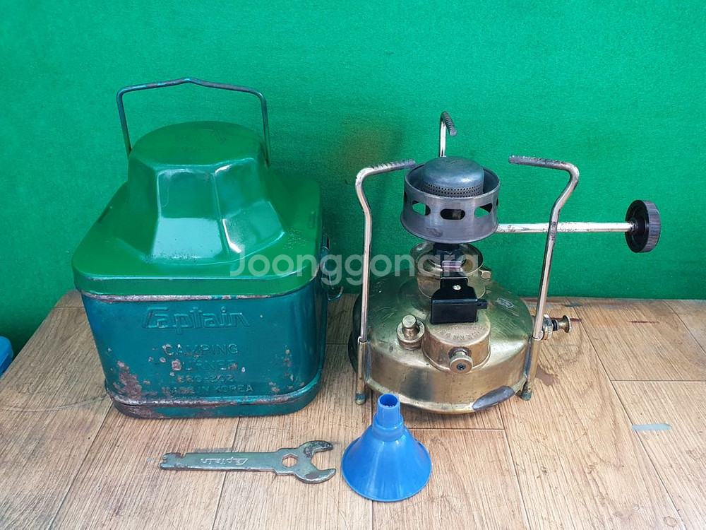 황동 석유버너, 캪틴(Captin)202 팝니다.--3