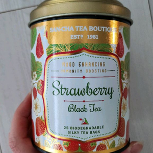 압끼빠산드 산차 스트로베리 블랙티 택포