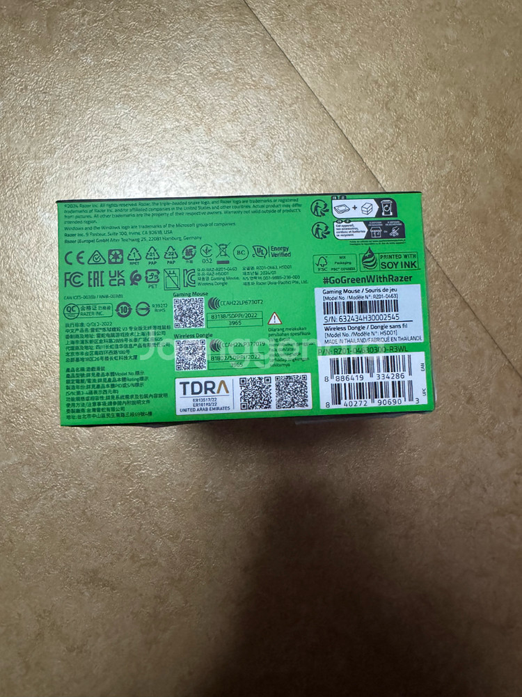 미개봉 데스에더 v3pro 8k 하이퍼동글포함판--0