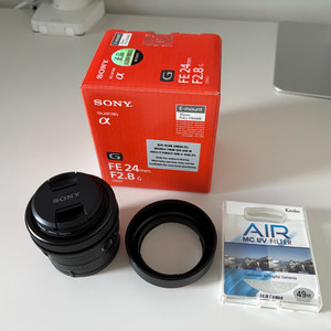 소니 렌즈 FE 24mm F2.8G