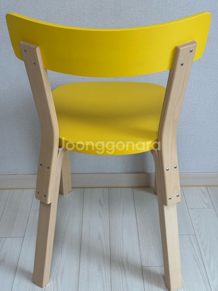 아르텍 Artek 체어 69 Yellow/Natural--1