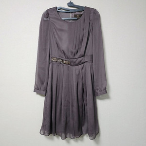 (새상품) SJ 브라운 쉬폰 원피스 (정가 168,00 이미지