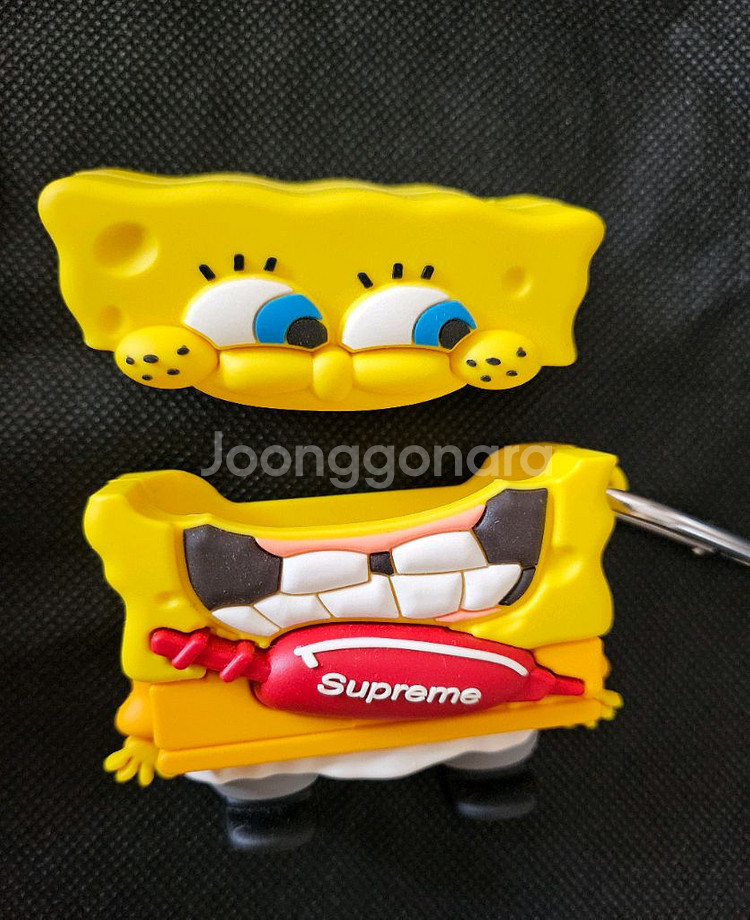 에어팟 케이스 미사용 두 개 스펀지밥 스파이더맨--4