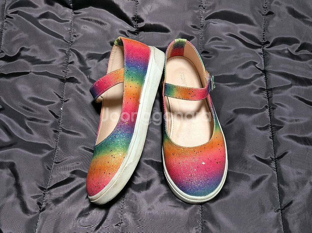 프롬베베 벨라 레인보우 스트랩 슬립온 단화(210)--0