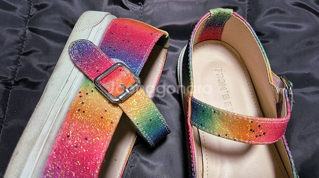 프롬베베 벨라 레인보우 스트랩 슬립온 단화(210)--5