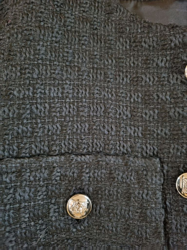 블랙 크롭 트위드자켓--6