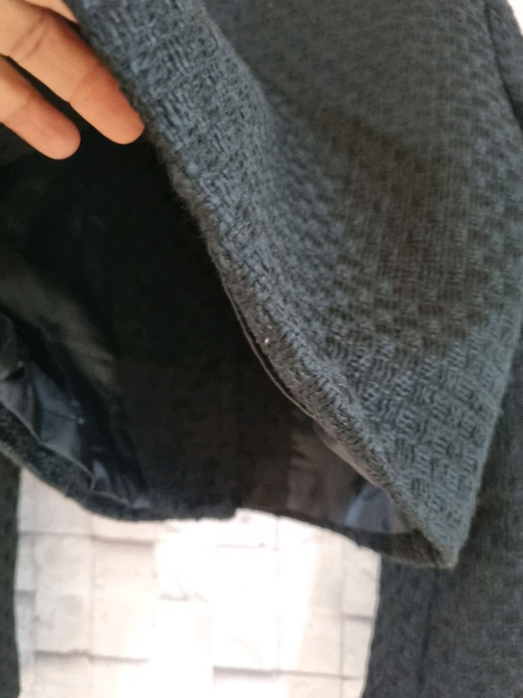 블랙 크롭 트위드자켓--9