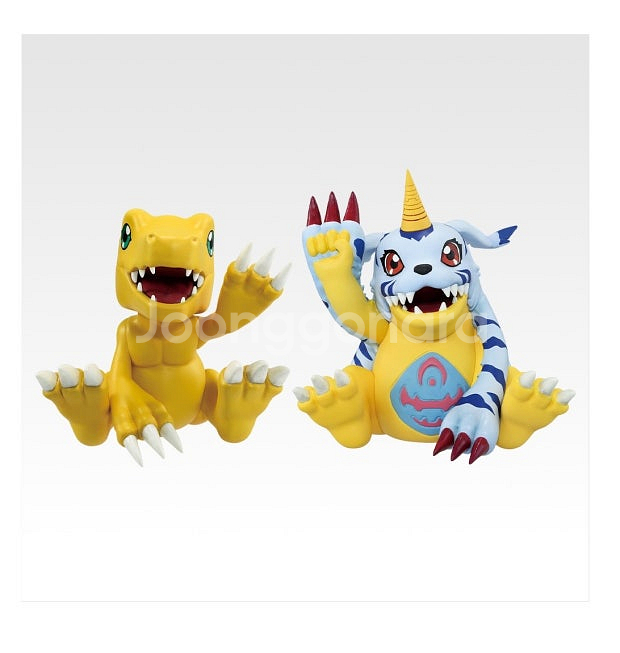 디지몬 제일복권 쿠지 디지몬 파피몬 피규에 세트 C상--1