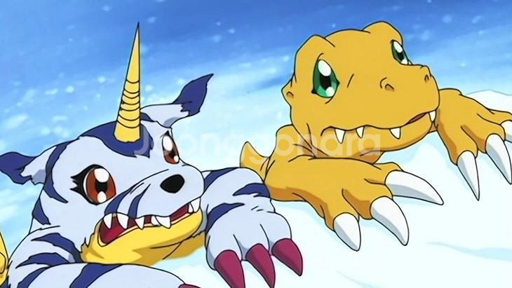 디지몬 제일복권 쿠지 디지몬 파피몬 피규에 세트 C상--2