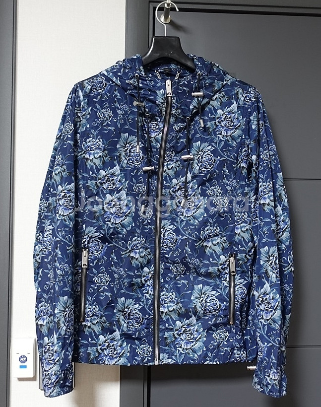 버버리 프로섬 블루 플로럴 윈드브레이커 새상품--0