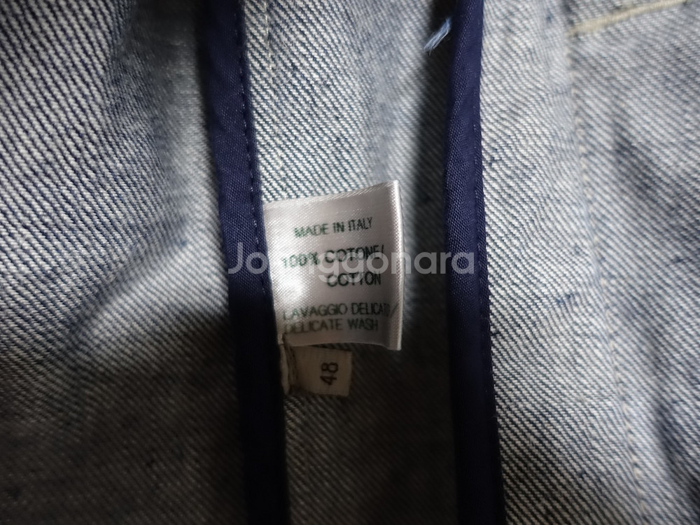 보테가 베네타 디스트레스드 데님 자켓--6