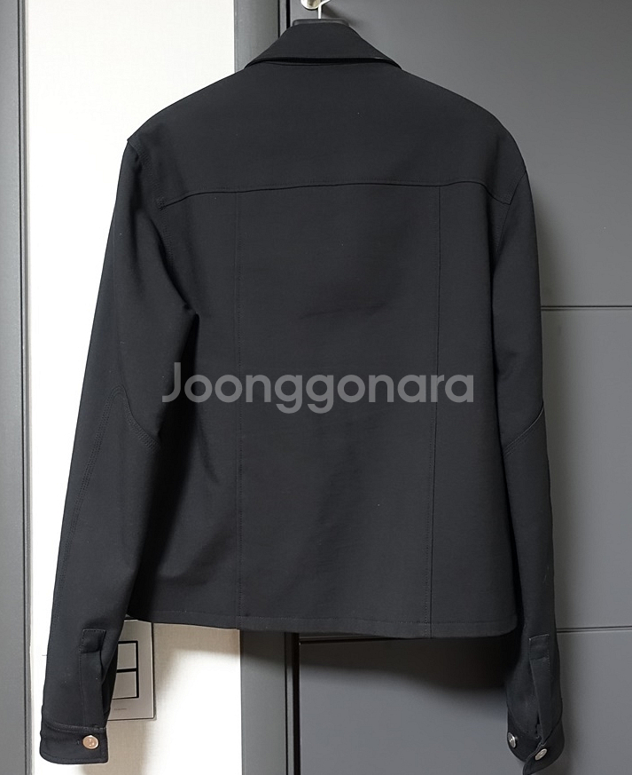 마르지엘라 블랙 해링턴 자켓--2