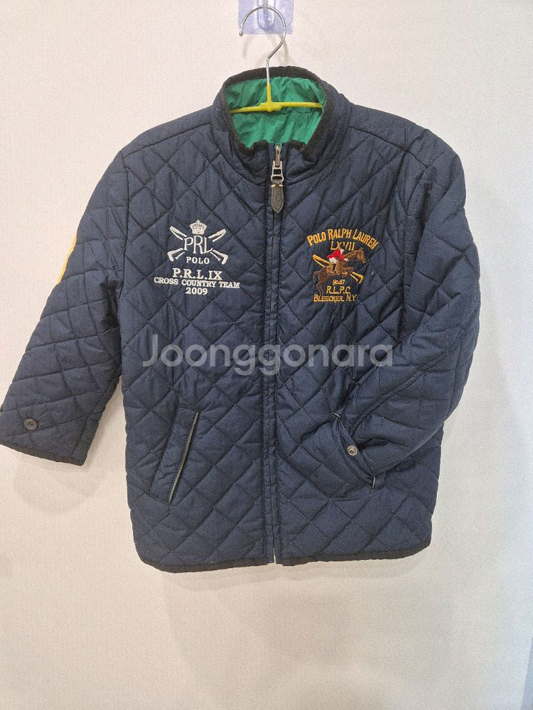 폴로키즈 양면 누빔 자켓점퍼 5사이즈 110.120--0