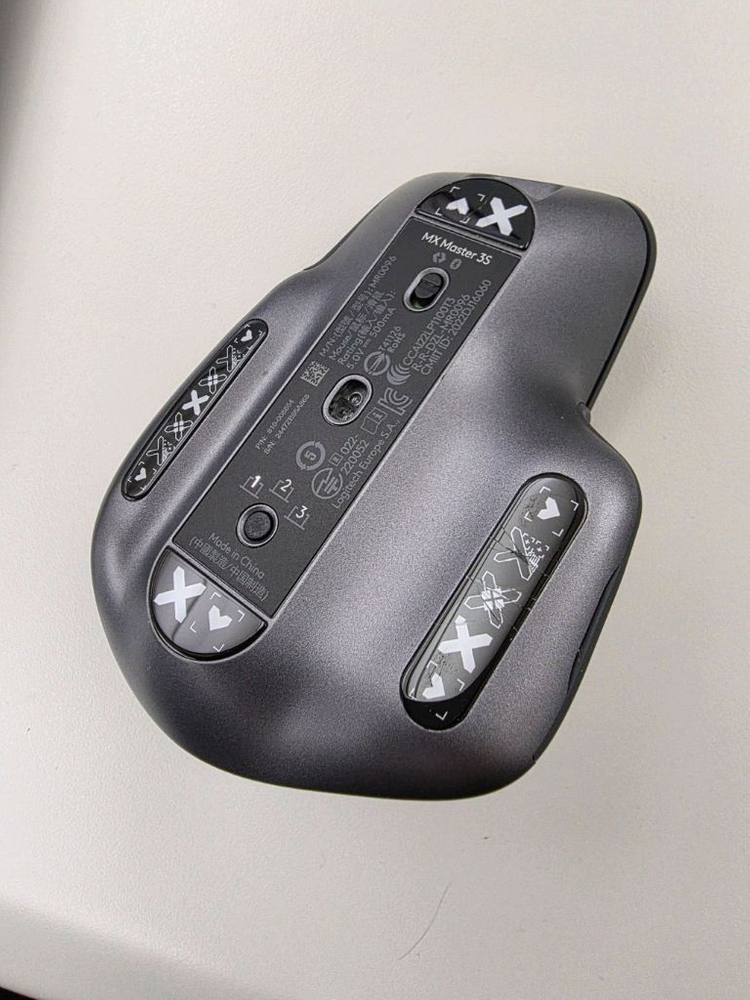 로지텍 MX MASTER 3S 유리피트 개조--1