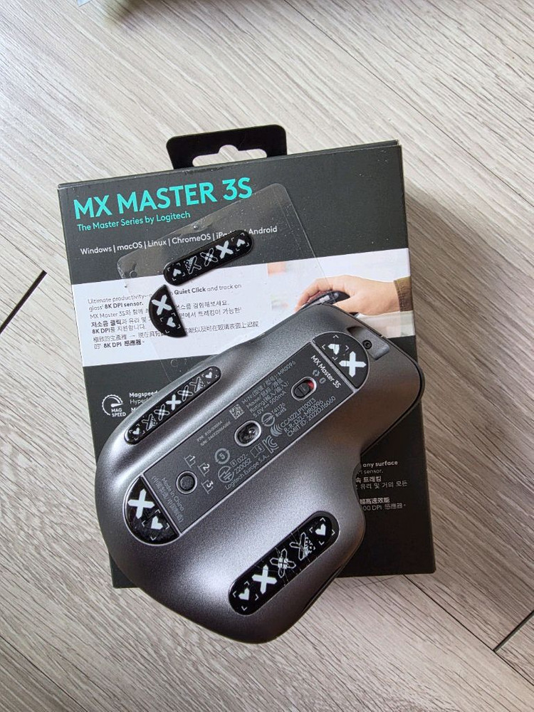 로지텍 MX MASTER 3S 유리피트 개조--2