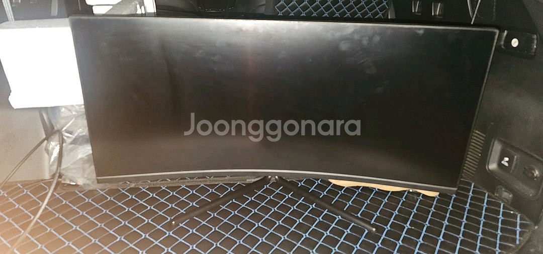 한성 34인치 커브드 게이밍모니터(부품용)--0