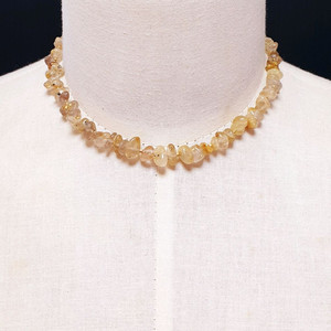 루틸쿼츠 초코 목걸이