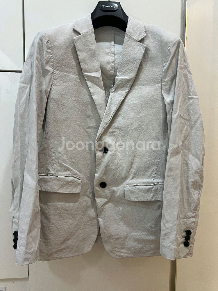 25ss 띠어리 클린턴 린넨자켓 38 (새상품급--0