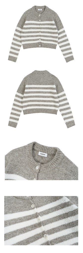 알파카 니트가디건--1