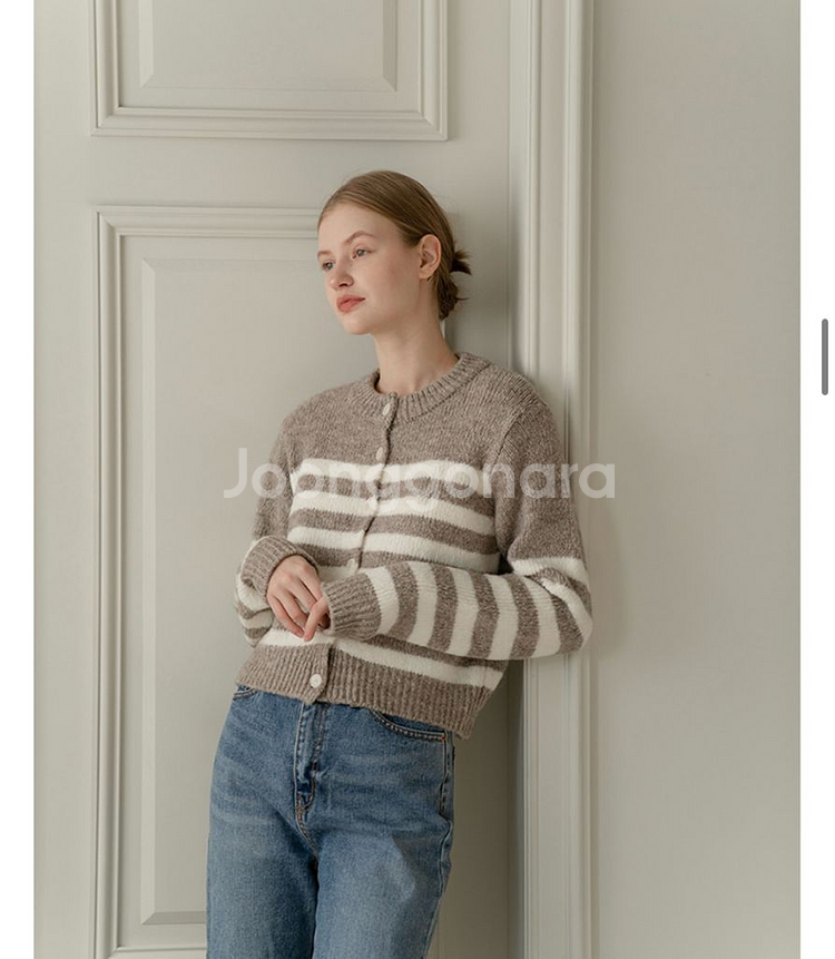 알파카 니트가디건--3