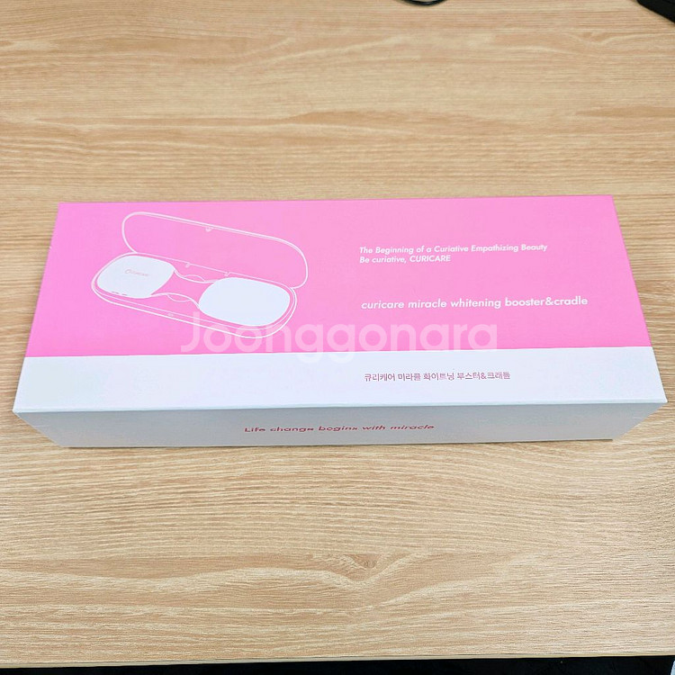 (새제품)큐리케어 미라클 화이트닝 부스터,미백 디바이스--0