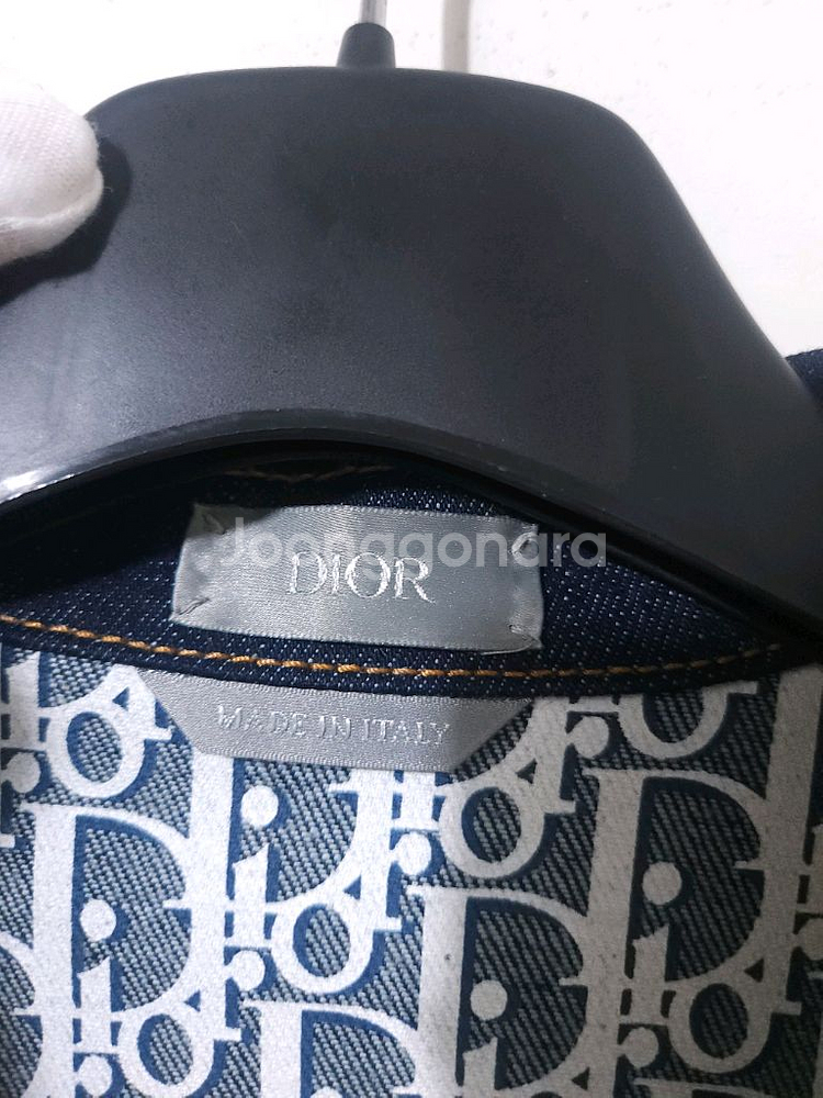 [새상품급] 디올 오블리크 데님 청자켓--1