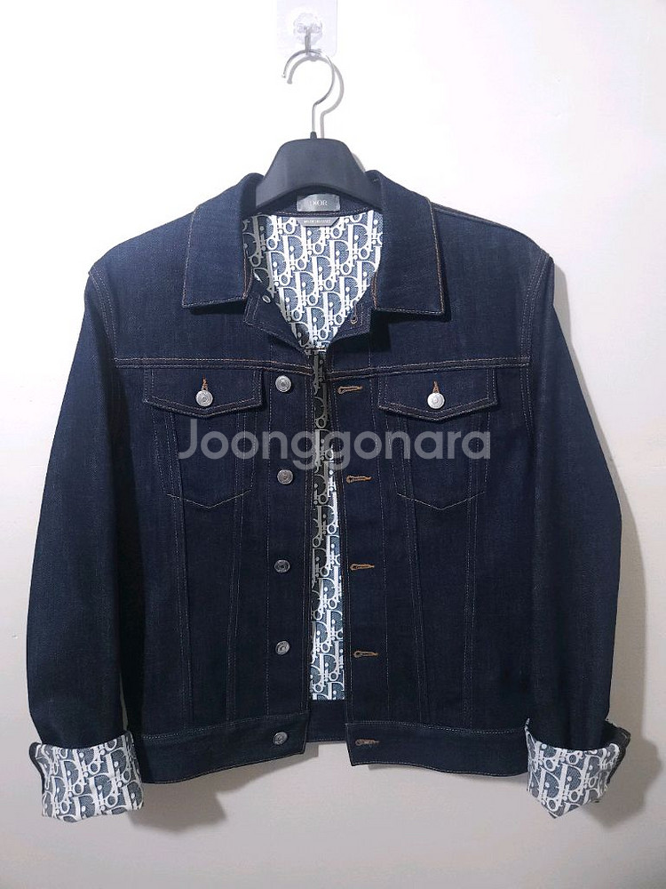 [새상품급] 디올 오블리크 데님 청자켓--0