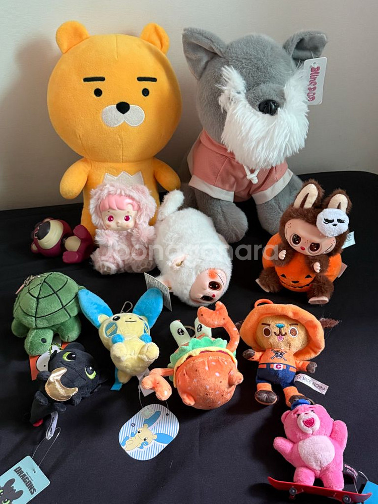 라부부 하치푸푸 라이언 춘식이 스누피 원피스 인형--0