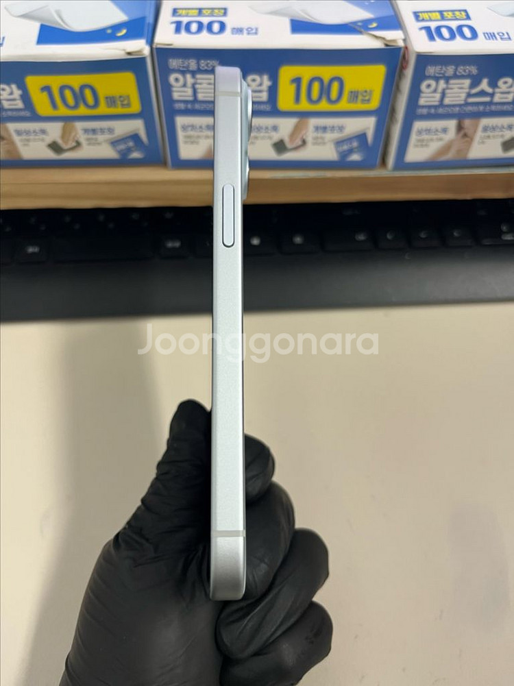 아이폰15 256G 블루 SSS급!--4