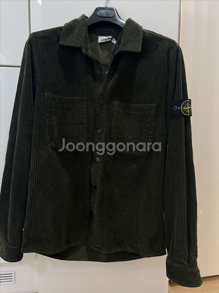 24fw 스톤아일랜드 카키코듀로이자켓 L (새상품)--0