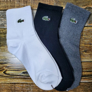 라코스테 골지 중목양말 (여성용)