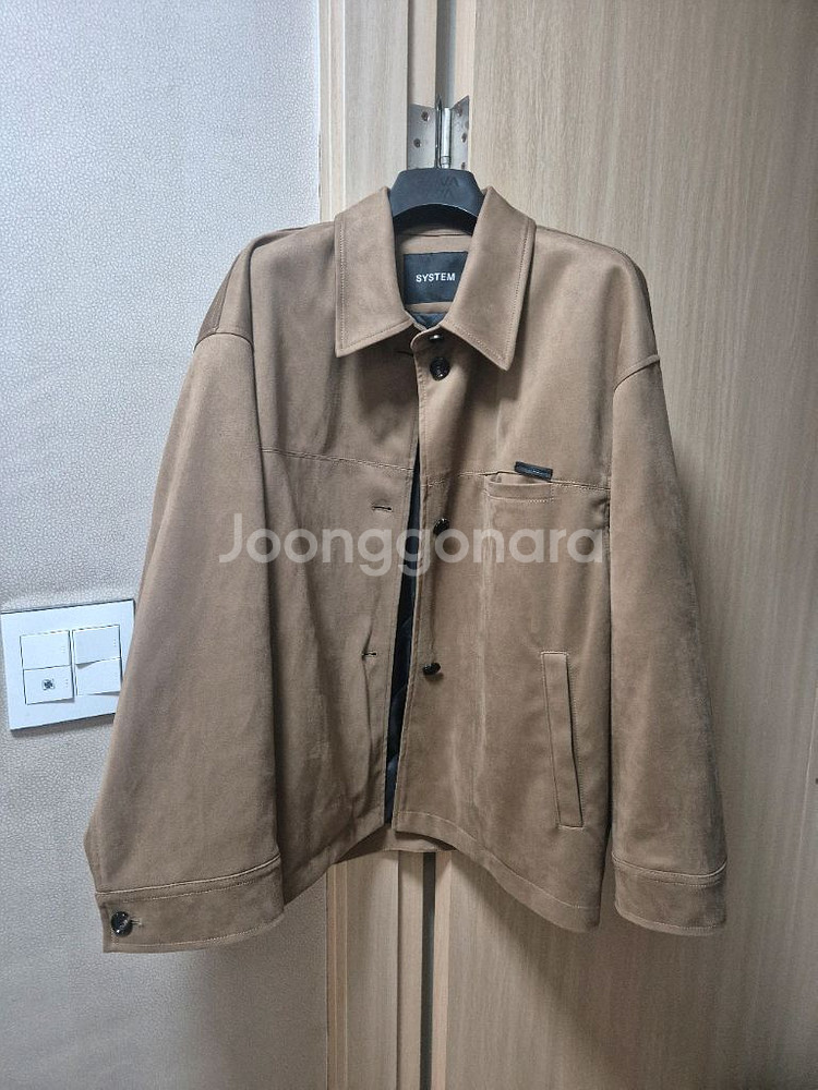 시스템 스웨이드 자켓 44--2