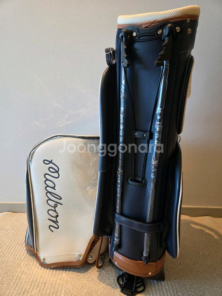 말본골프백 캐디백 보스턴백 세트 네이비--4