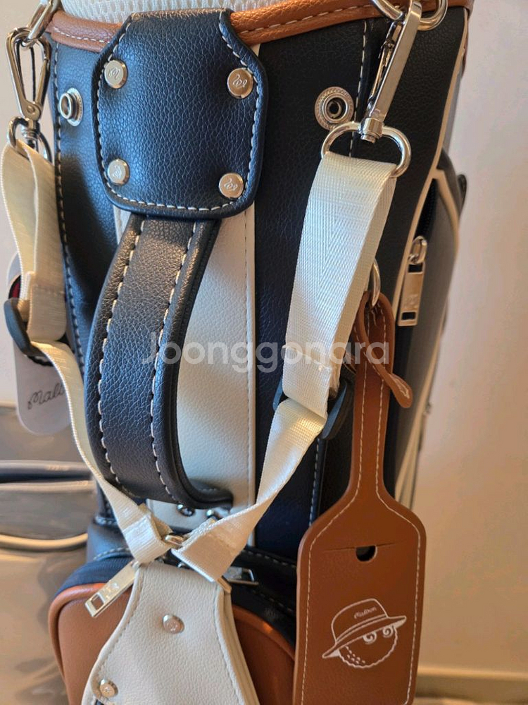 말본골프백 캐디백 보스턴백 세트 네이비--6