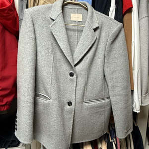 핸드메이드 숏 코트 자켓 그레이