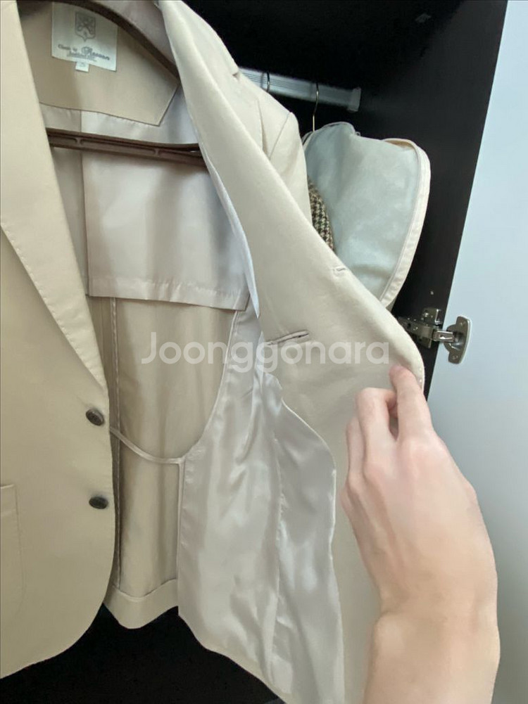 [판매] 맞춤 베이지 스포츠코트 자켓(100Size)--4