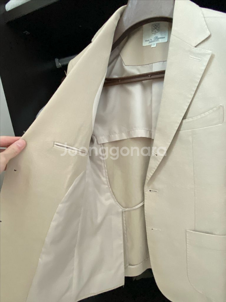 [판매] 맞춤 베이지 스포츠코트 자켓(100Size)--3
