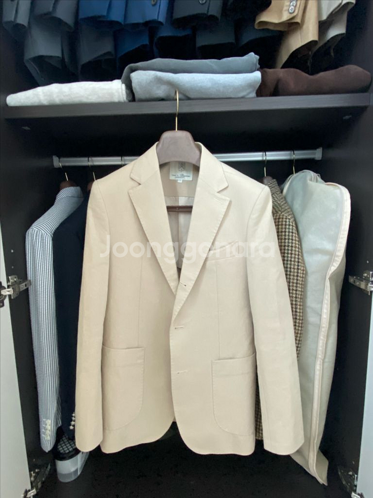 [판매] 맞춤 베이지 스포츠코트 자켓(100Size)--2