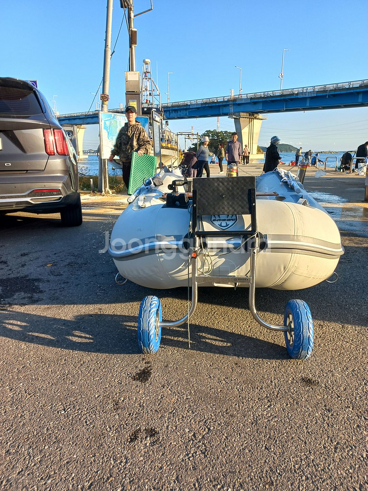 고무보트 + 선외기 + 어탐기 풀세트--1