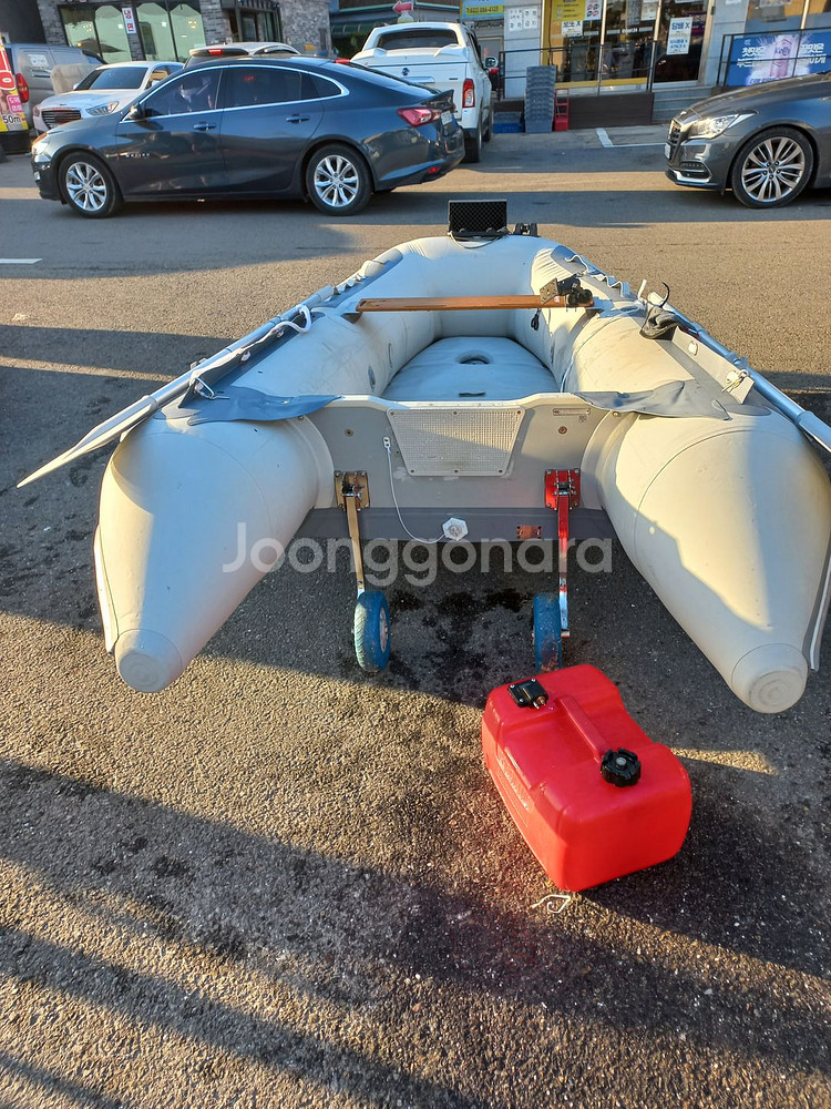 고무보트 + 선외기 + 어탐기 풀세트--2