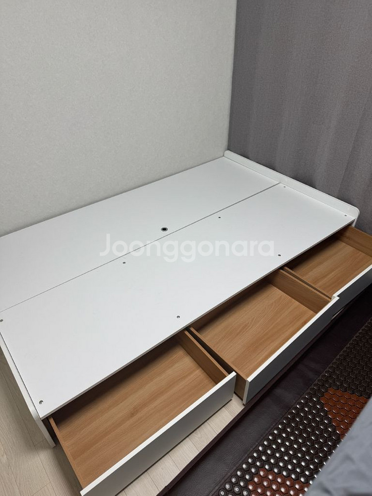 슈퍼싱글(SS) 무헤드 빅수납 서랍 침대 프레임--0