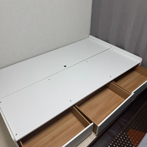 슈퍼싱글(SS) 무헤드 빅수납 서랍 침대 프레임