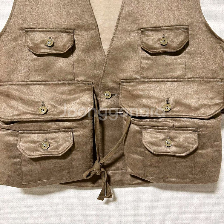[M] 24FW엔지니어드가먼츠 페이크스웨이드 헌팅베스트--3