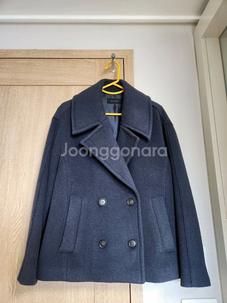 네이비 코트 여성용.--2