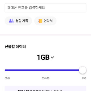 sk데이터 2기가